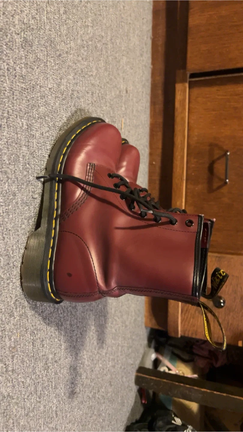 Dr. Martens 1460 Cherry Red Boots - Size 7 image indicator(3)