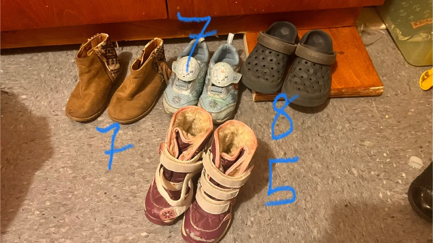 Kids' Assorted Shoes - Size 5-8 #freecycle