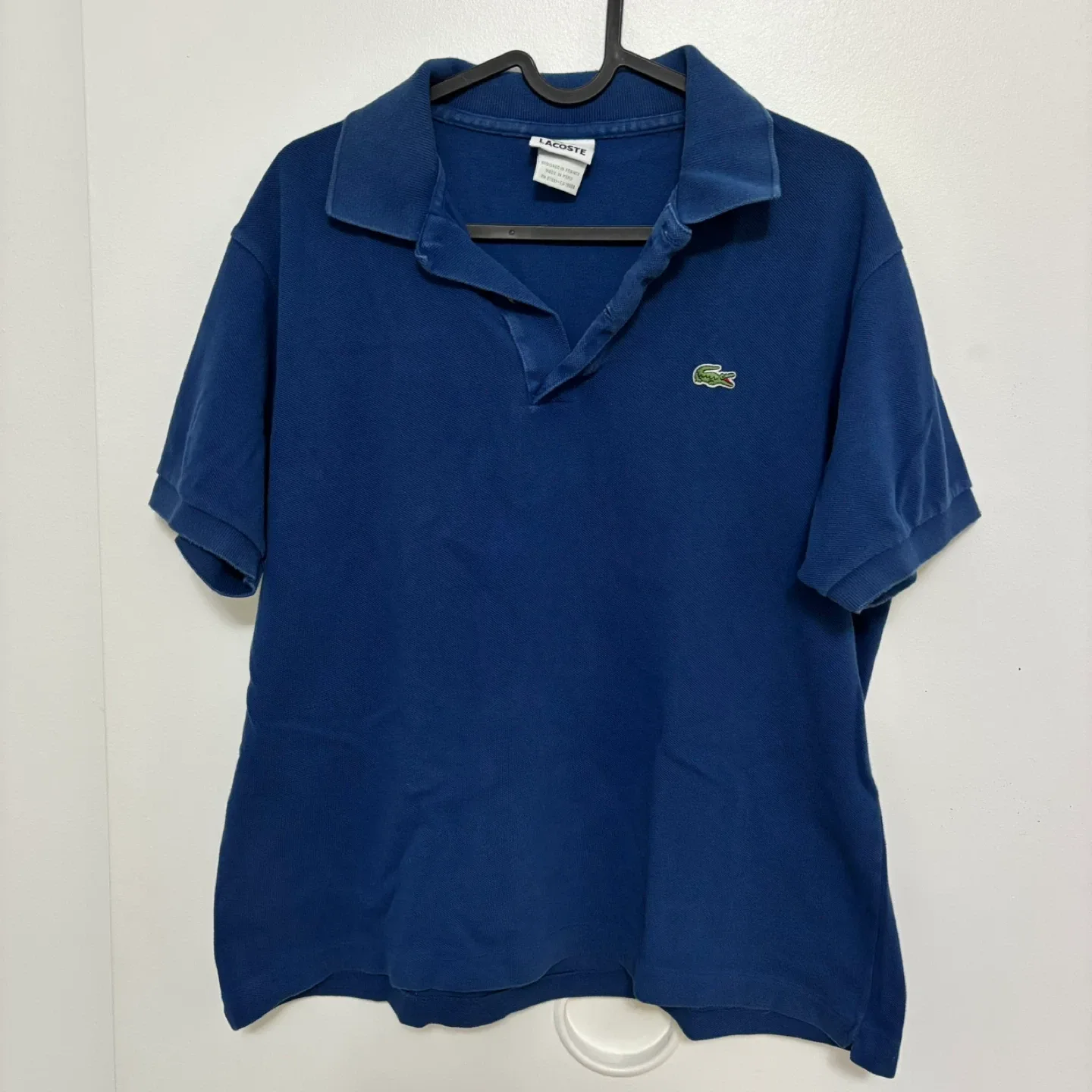 Lacoste Blue Polo Shirt - Size 5 or Large