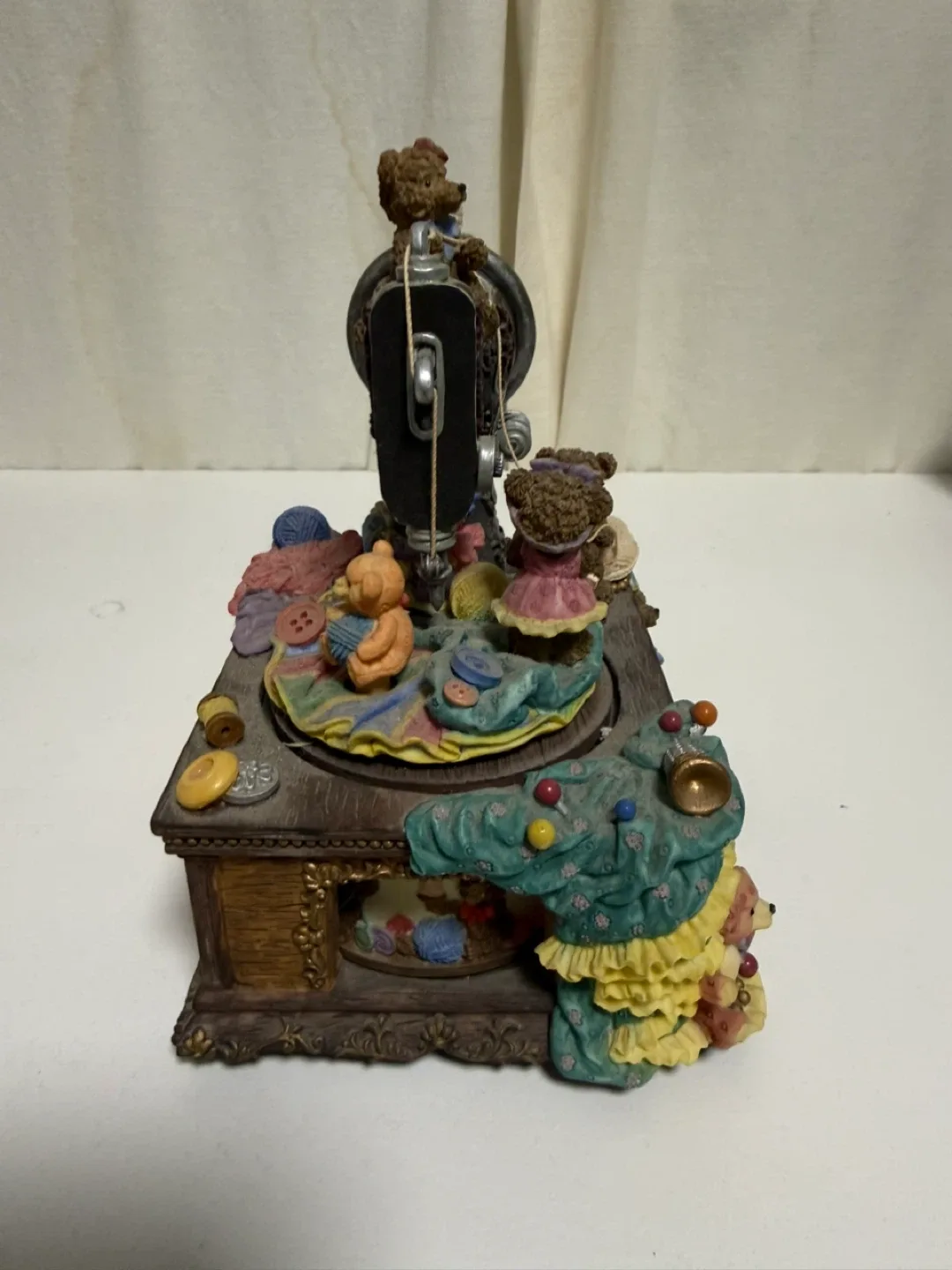 Vintage Twinkle Canada Bear Sewing Machine Music Box – Sankyo image indicator(4)