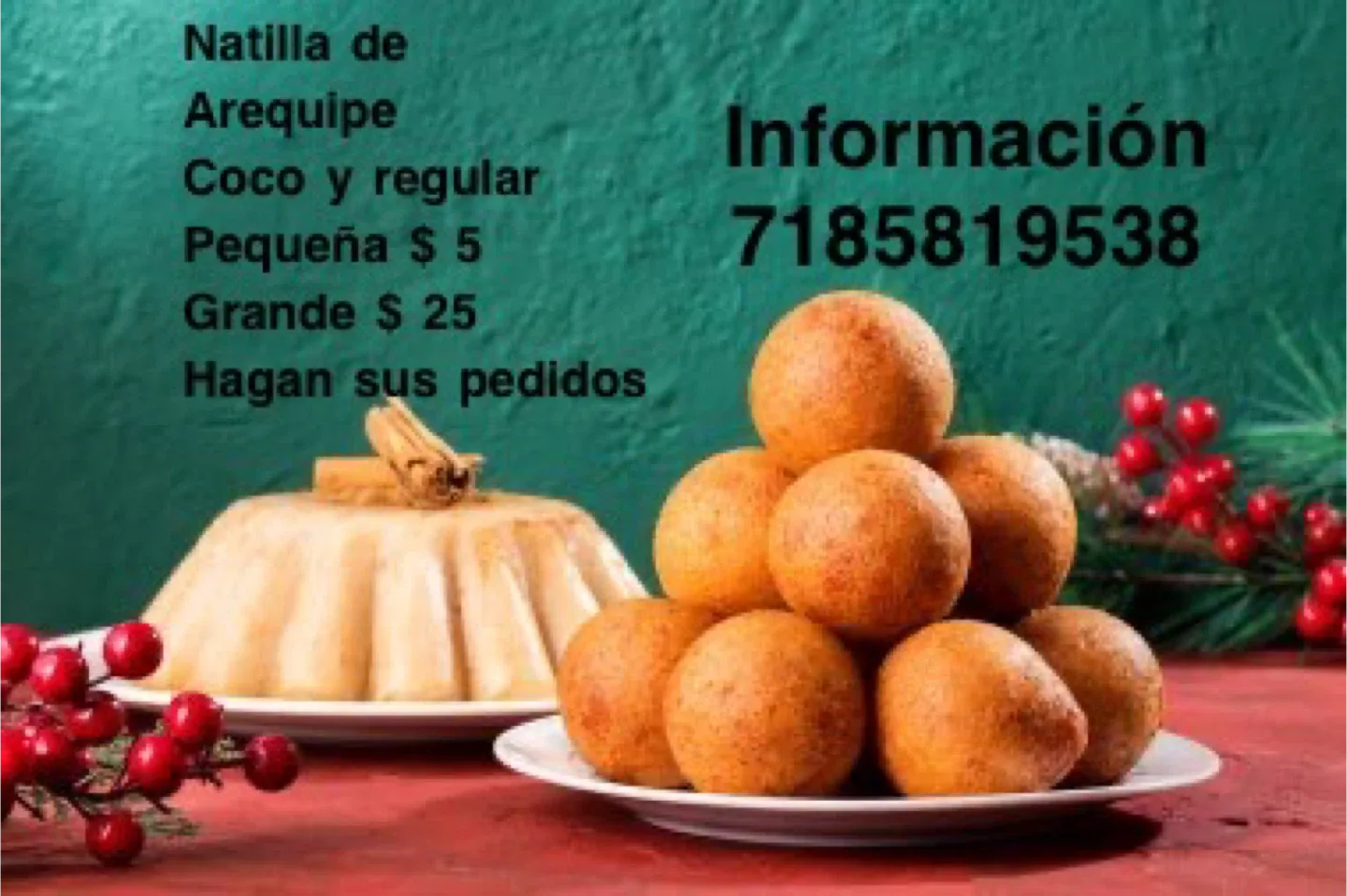 Natilla de Arequipe - Coco y Regular