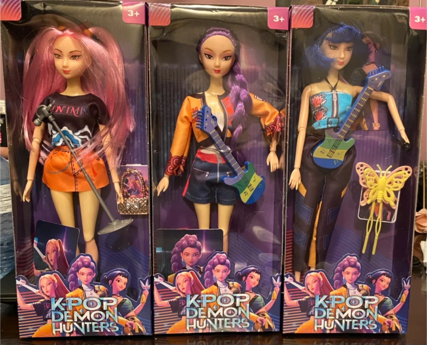 K-pop Demon Hunters Dolls Set X3 NEW!