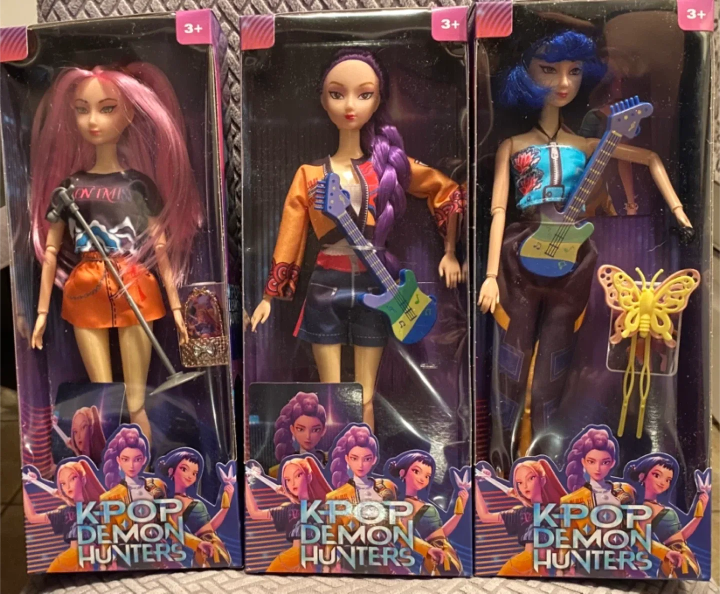 K-pop Demon Hunters Dolls Set X3 NEW! image indicator(2)