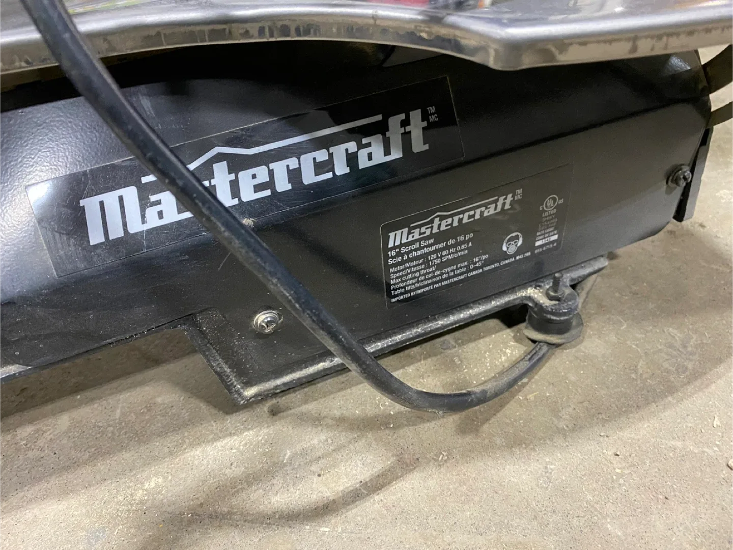 Mastercraft 16" Scroll Saw