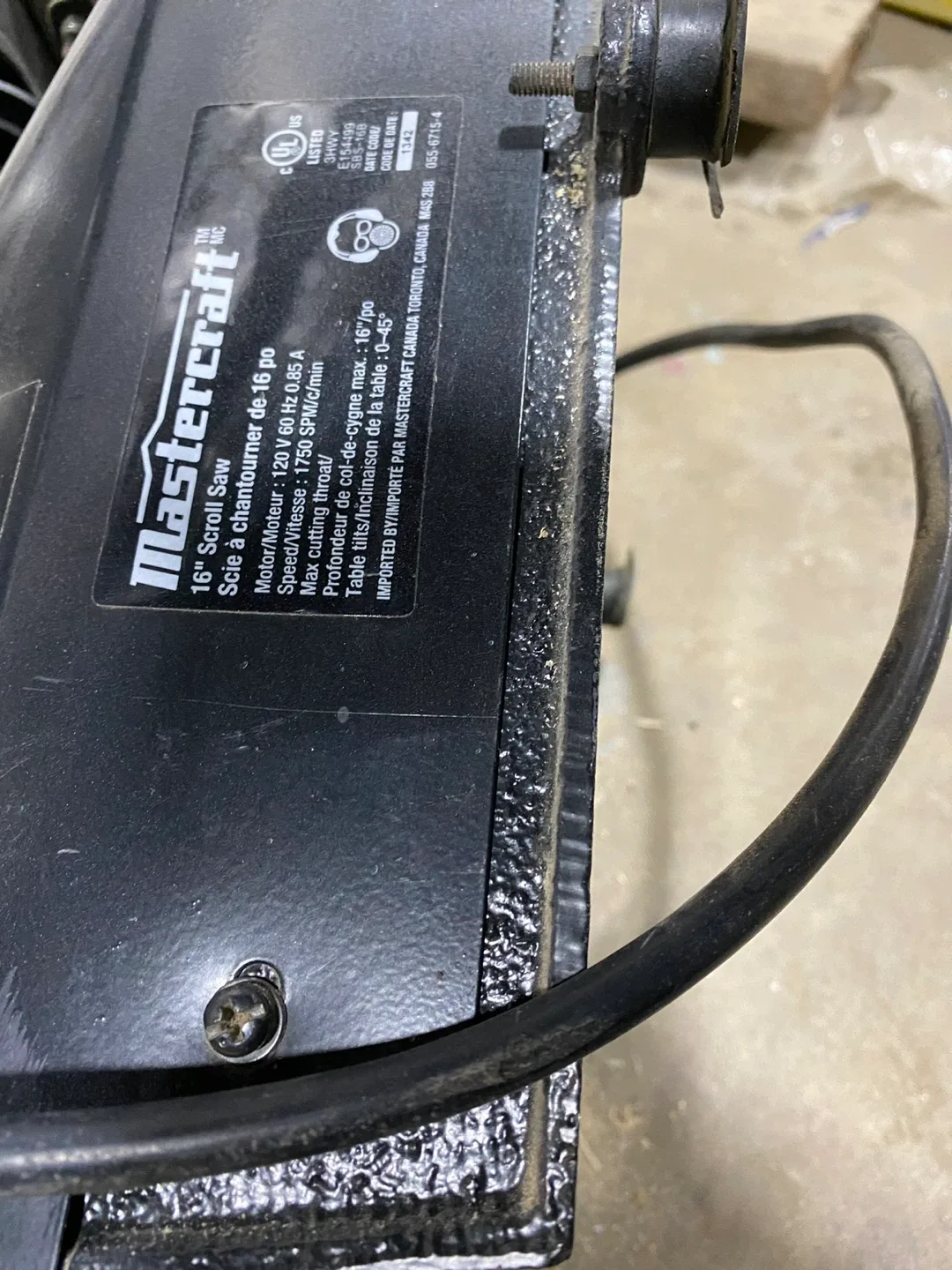 Mastercraft 16" Scroll Saw image indicator(4)