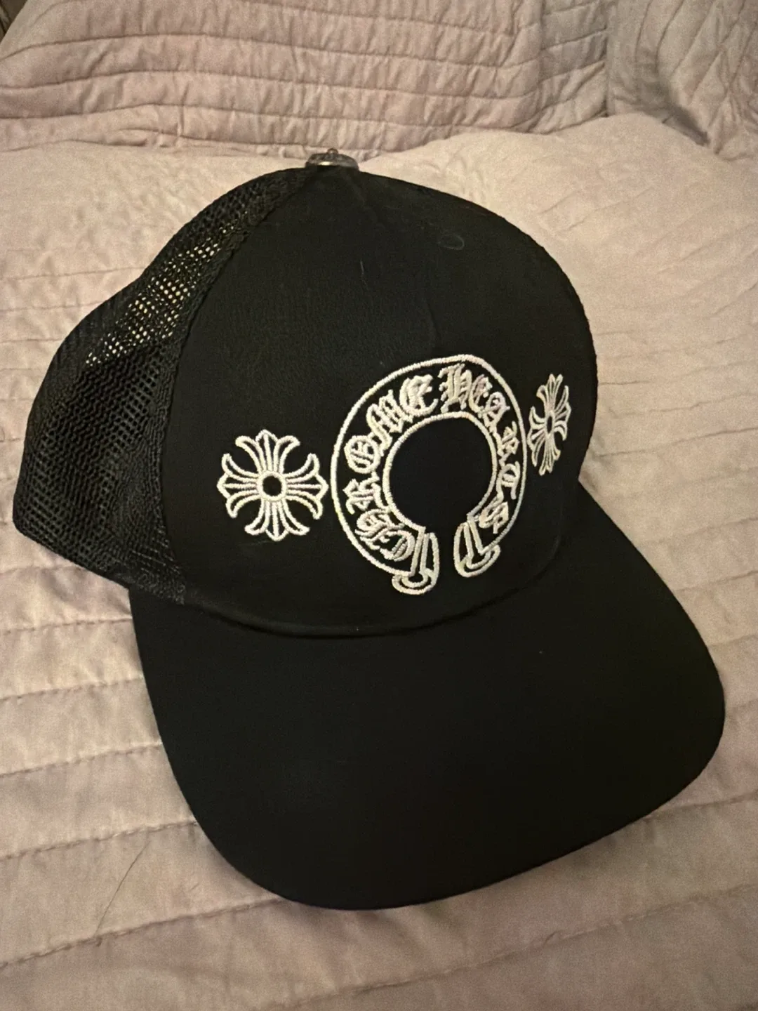 Chrome Hearts Trucker Hat Black