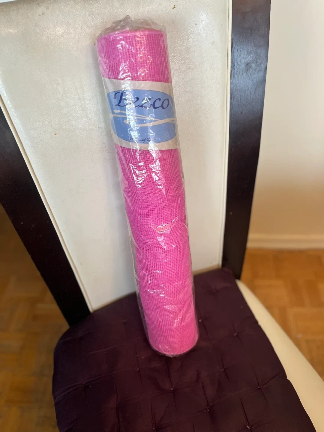 New Texco Pink Mesh Ribbon Roll