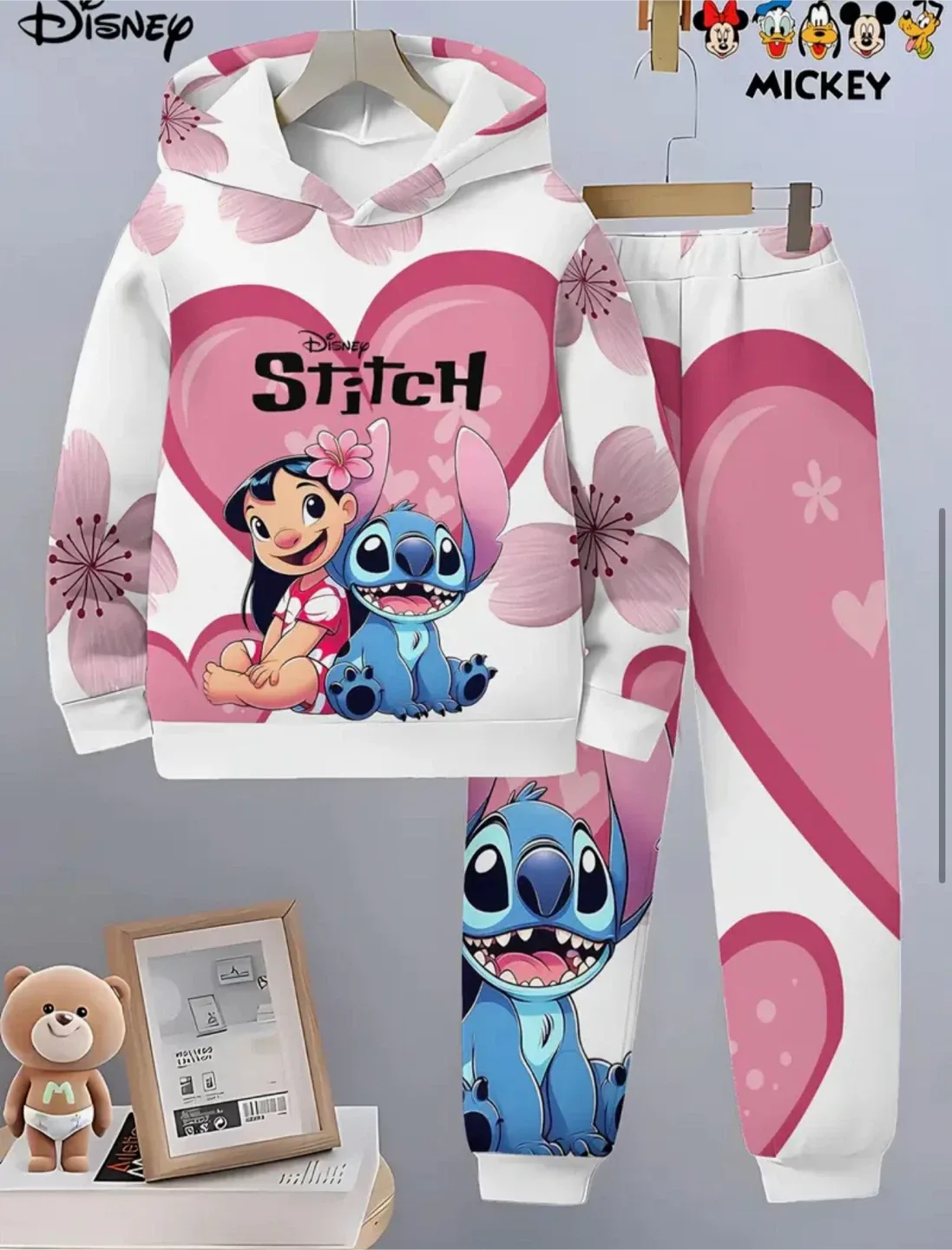 Disney Stitch Kids Hoodie & Pants Set