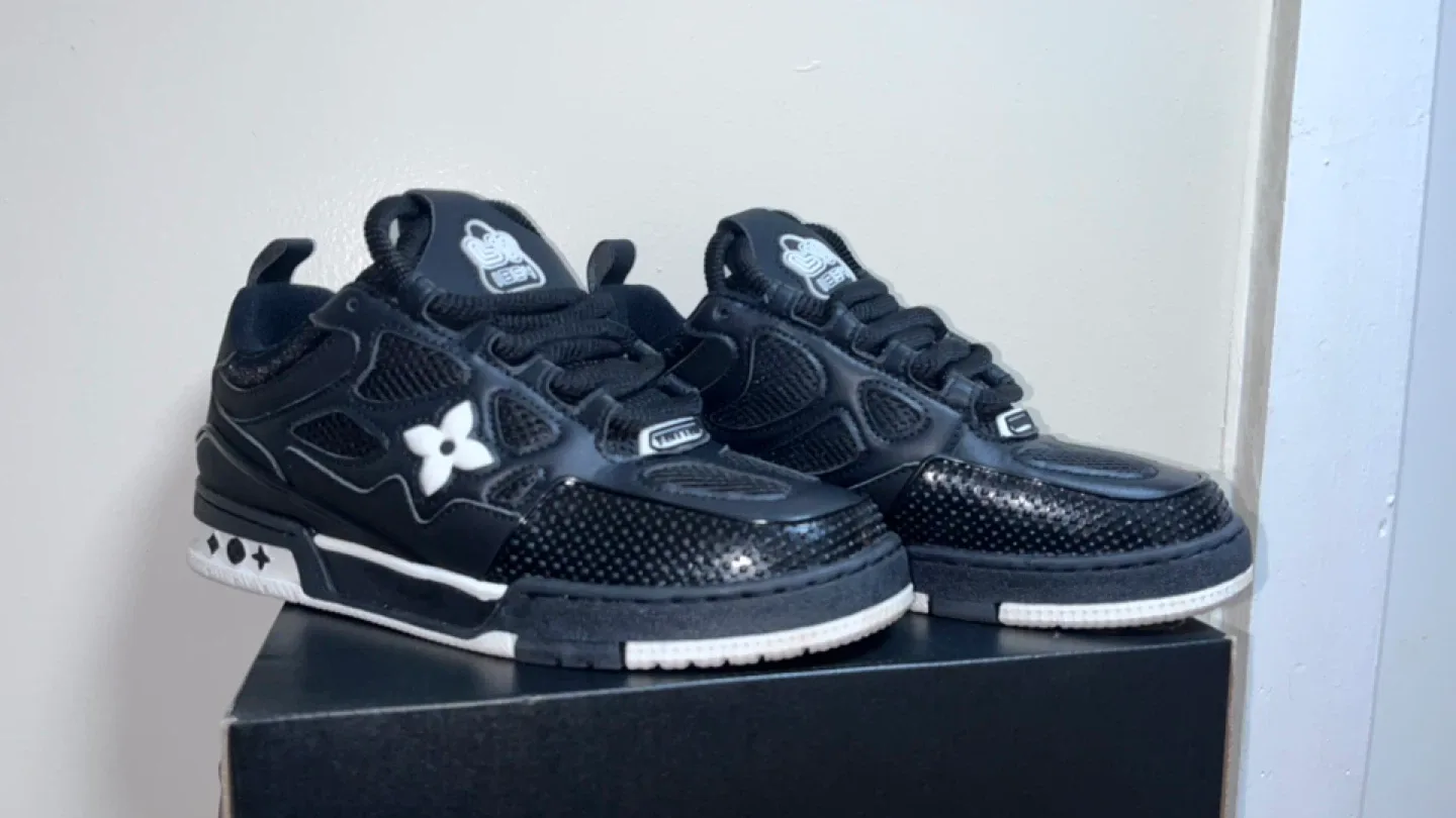 Louis Vuitton Black Skate Sneakers Size 8 image indicator(3)