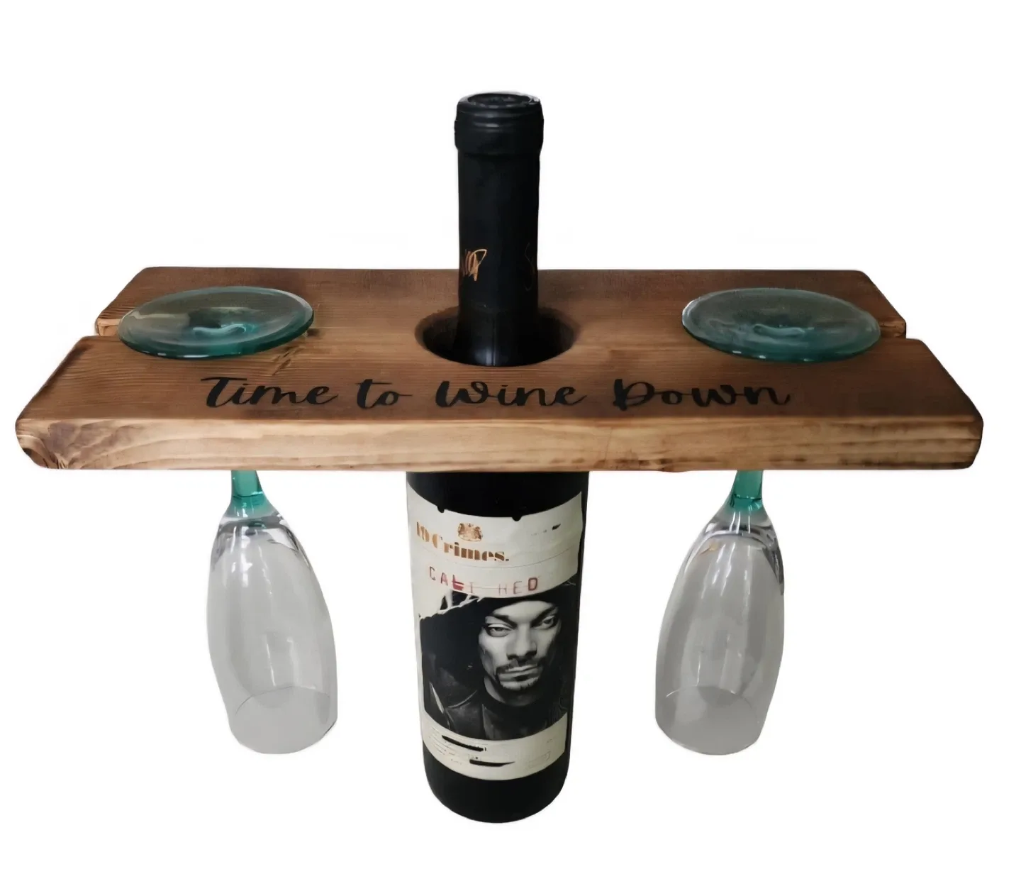 Wooden Wine Glass Holder
