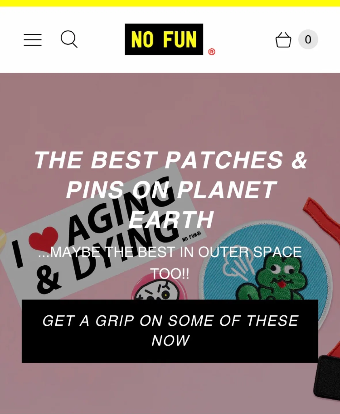 “NO FUN” Brand Butterfly Patch +Free “destructible” Sticker! image indicator(4)