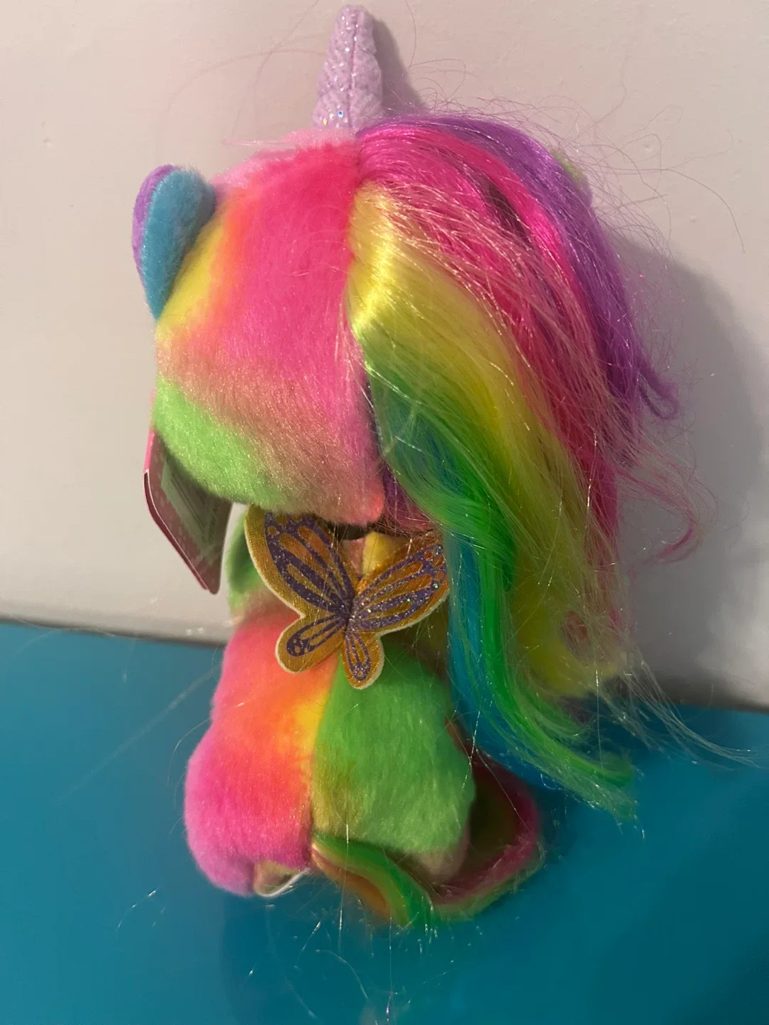 🌈 RARE New Rainbow Butterfly Unicorn Kitty Plushies image indicator(4)