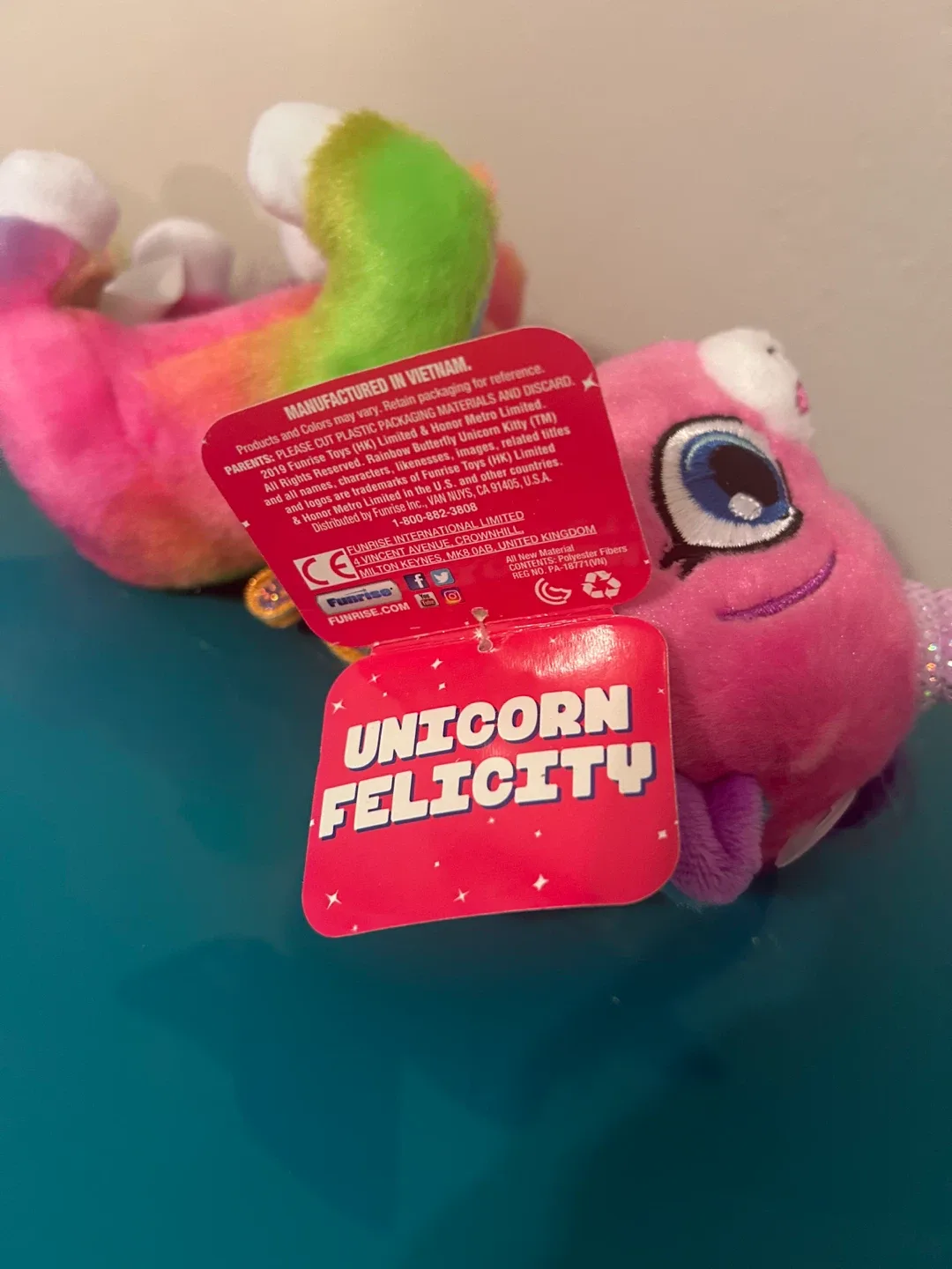 🌈 RARE New Rainbow Butterfly Unicorn Kitty Plushies image indicator(5)