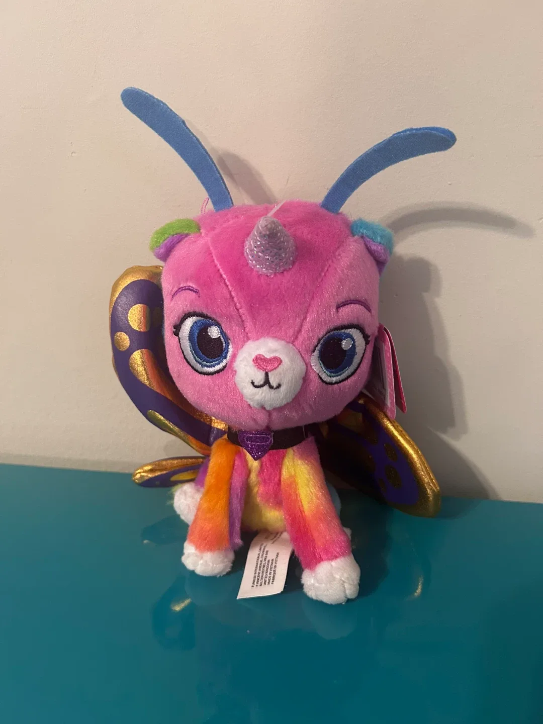 🌈 RARE New Rainbow Butterfly Unicorn Kitty Plushies image indicator(8)