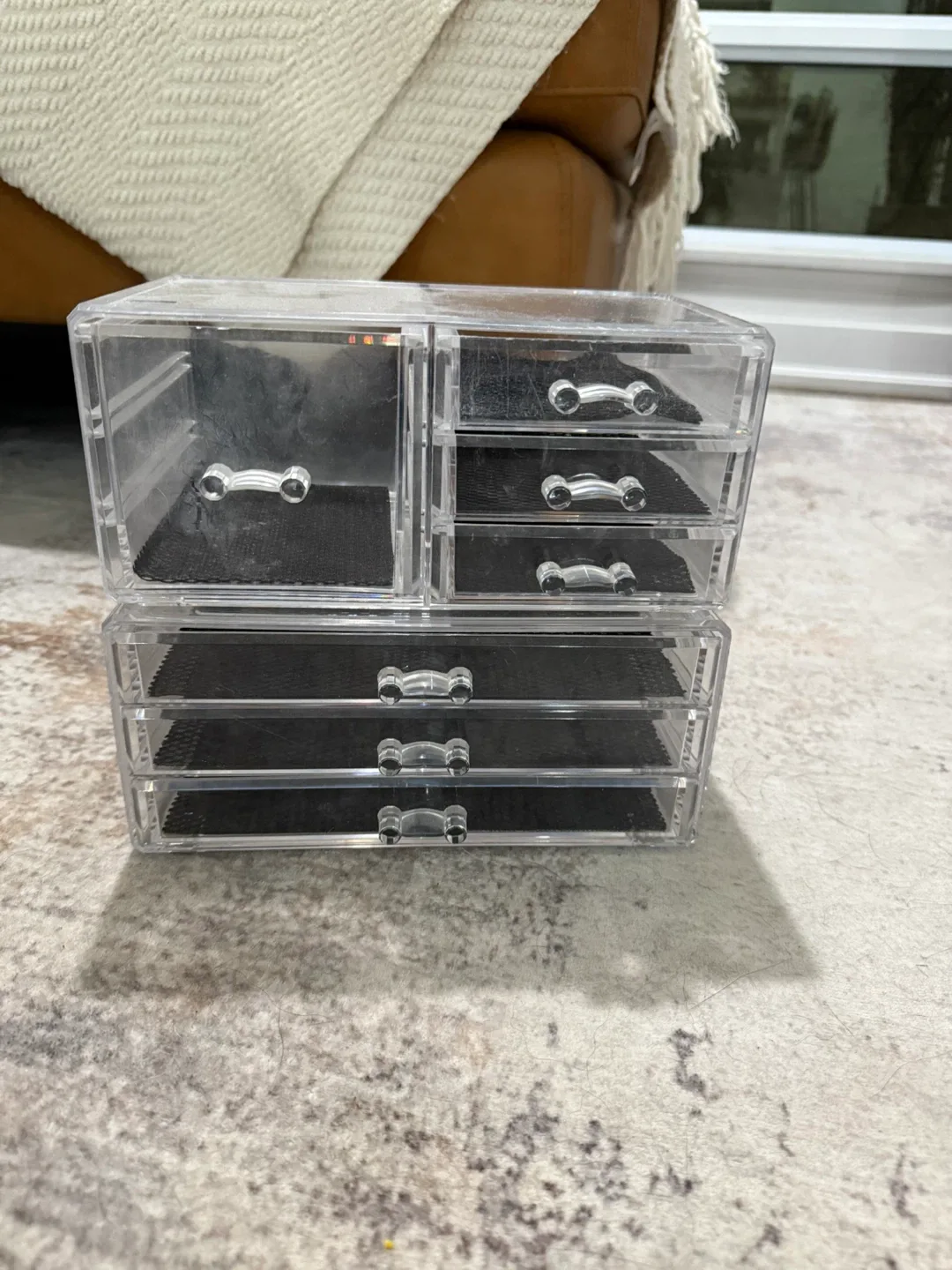 Acrylic Makeup Organizer Drawers