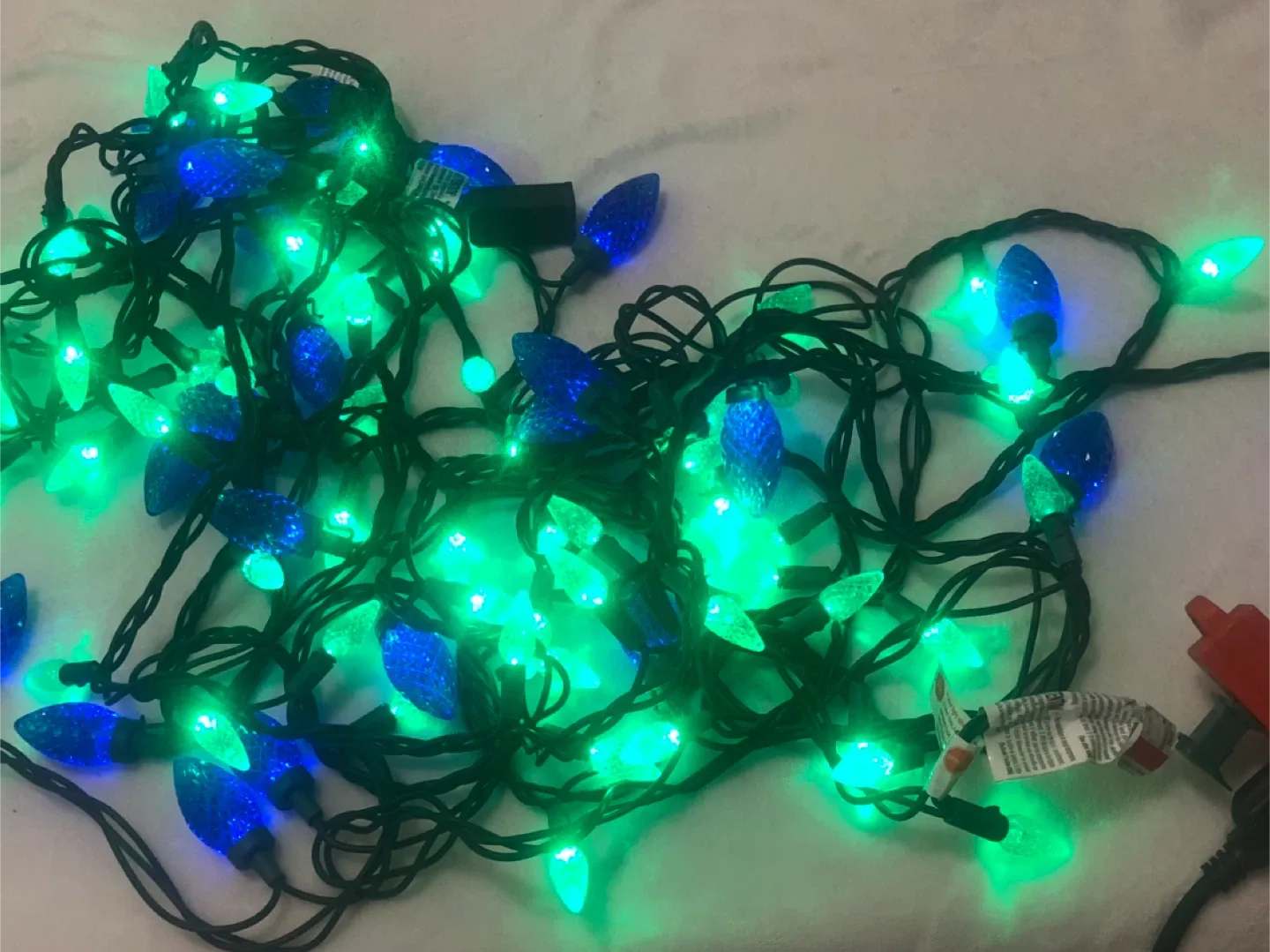 Blue & Green Christmas Lights image indicator(3)