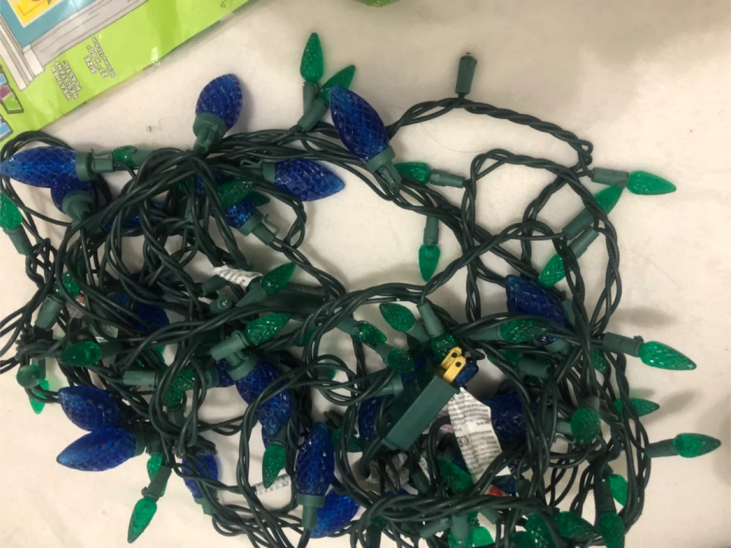 Blue & Green Christmas Lights image indicator(7)