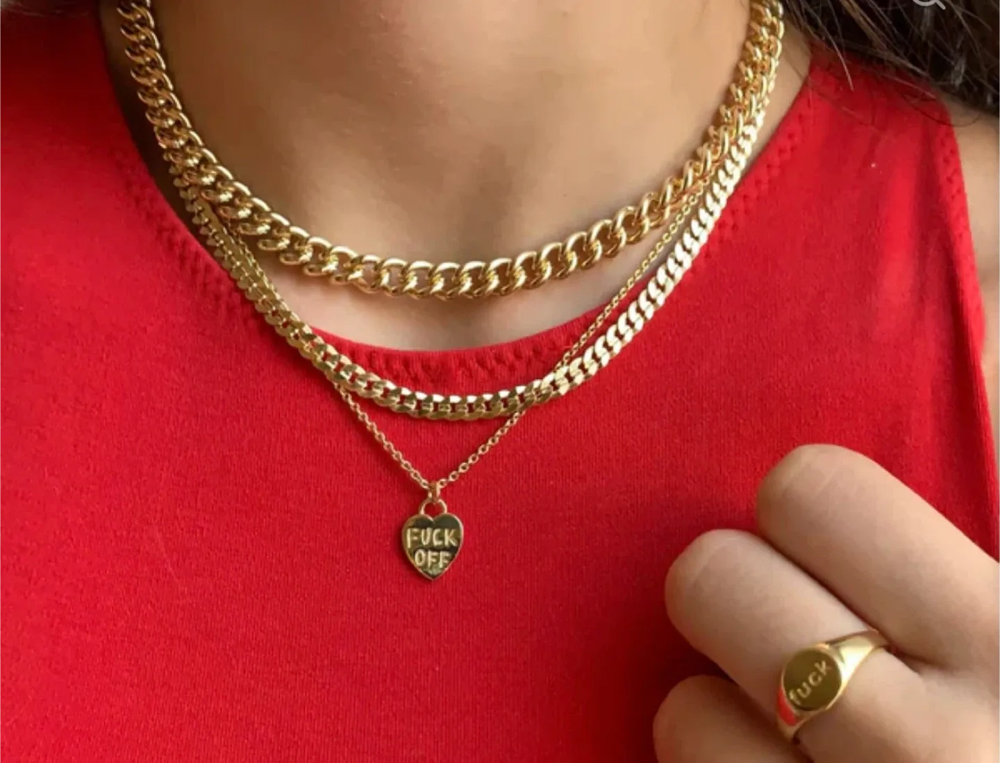 Gold Chain Necklace image indicator(2)