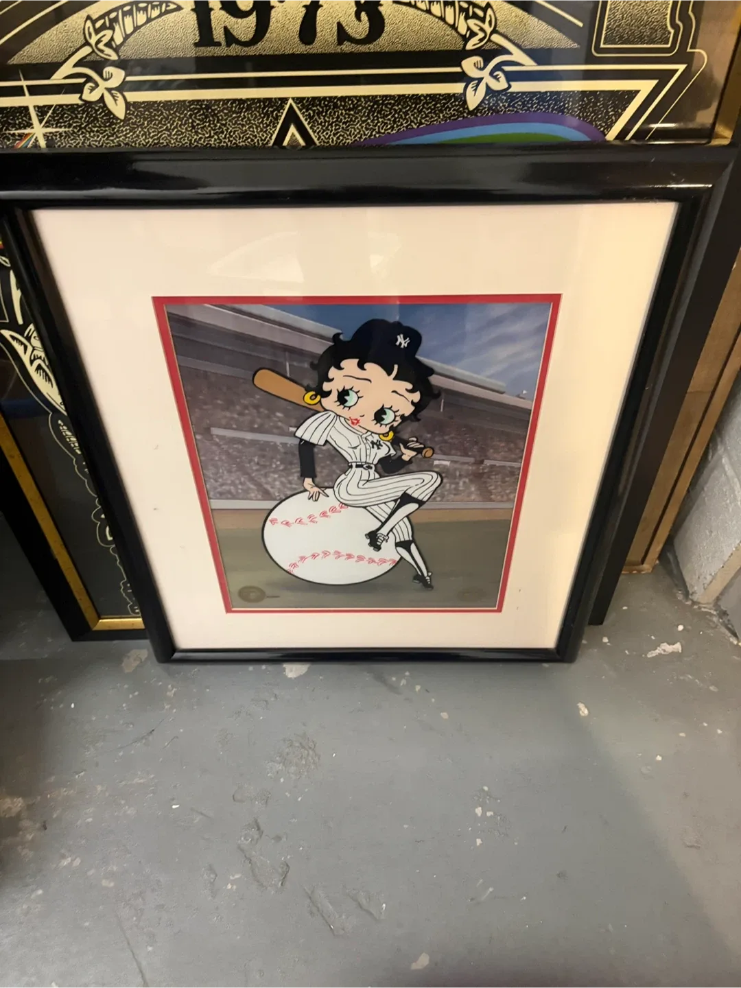 Betty Boop Framed Art