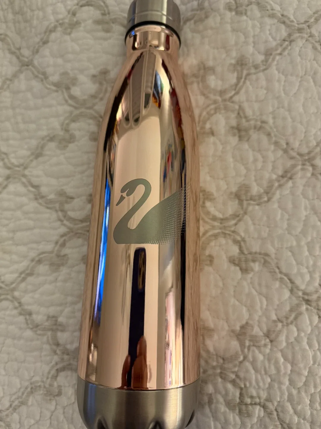 Swarovski Rose Gold Water Bottle