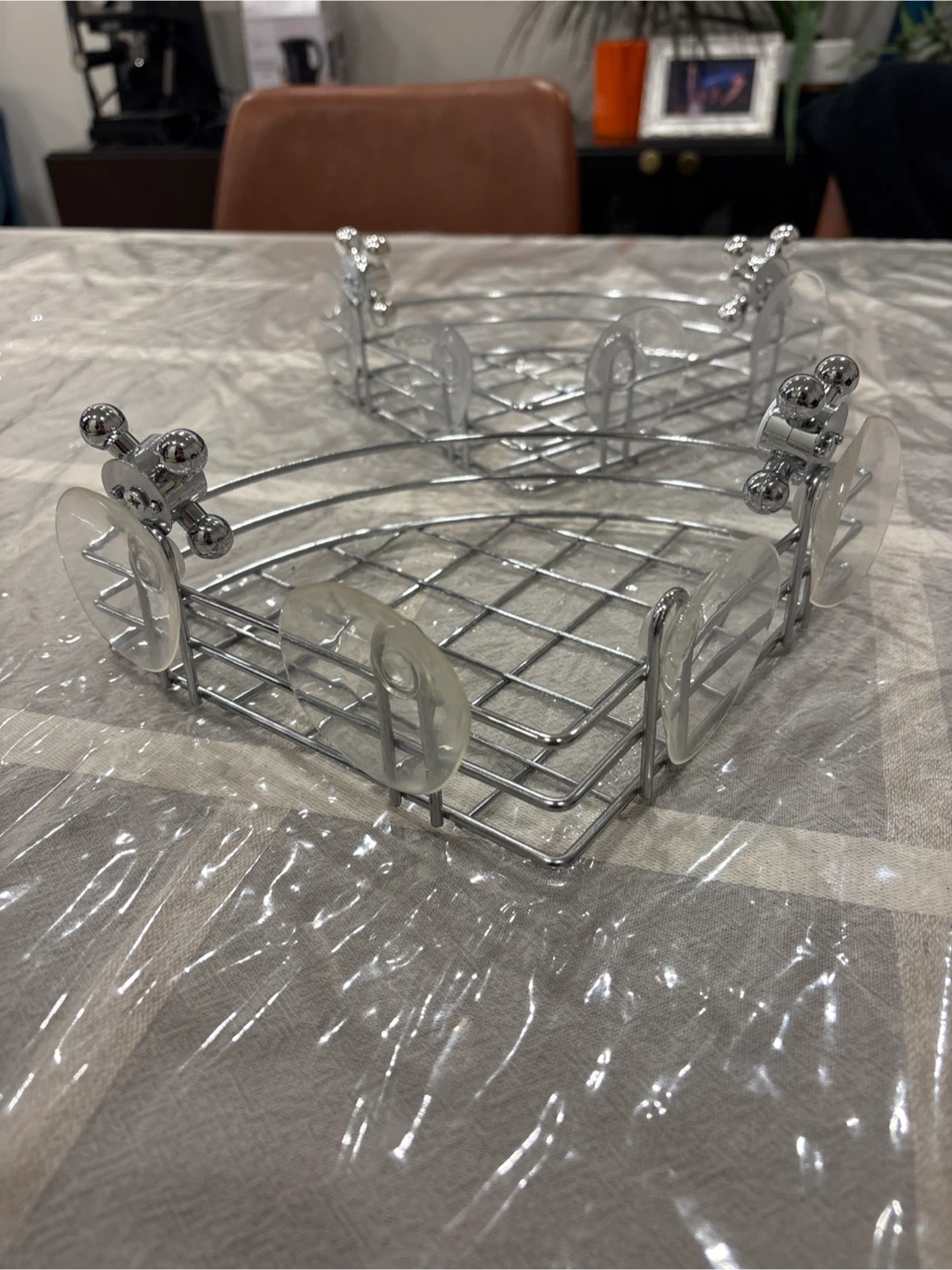 Chrome Corner Shower Caddies - Set of 2 - photo 3