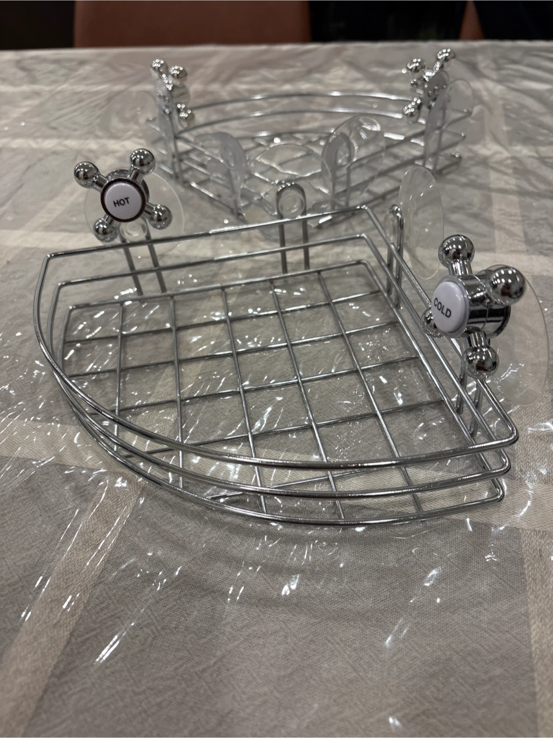 Chrome Corner Shower Caddies - Set of 2 - photo 2