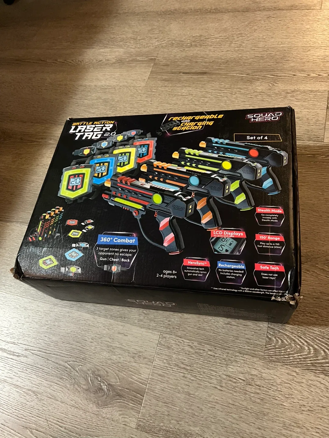 Squad Hero Battle Action Laser Tag 2.0 - Set of 4