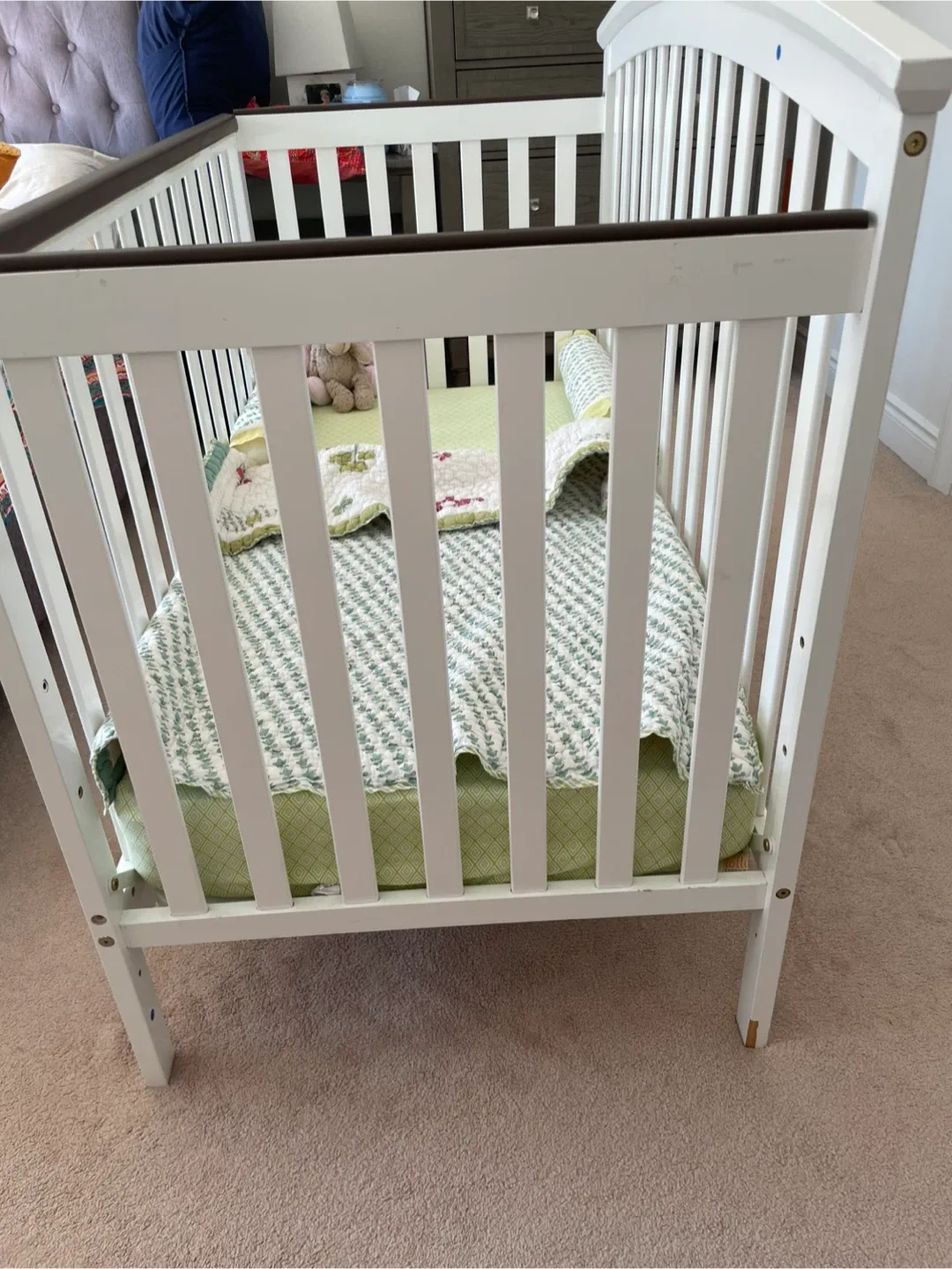 Dream On Me Eden 4-in-1 Convertible Crib - White image indicator(3)