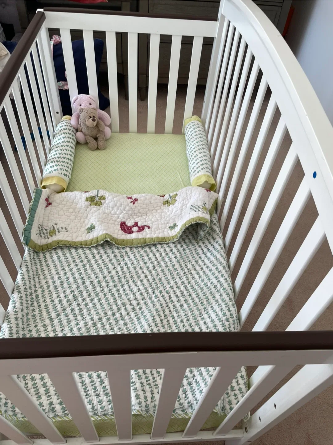 Dream On Me Eden 4-in-1 Convertible Crib - White image indicator(2)