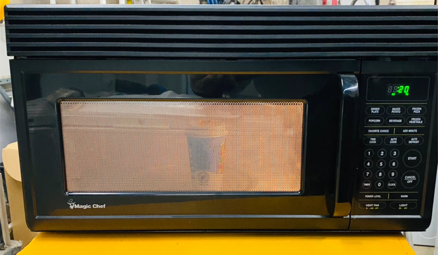 Two Microwave Ovens/Exhaust Fans