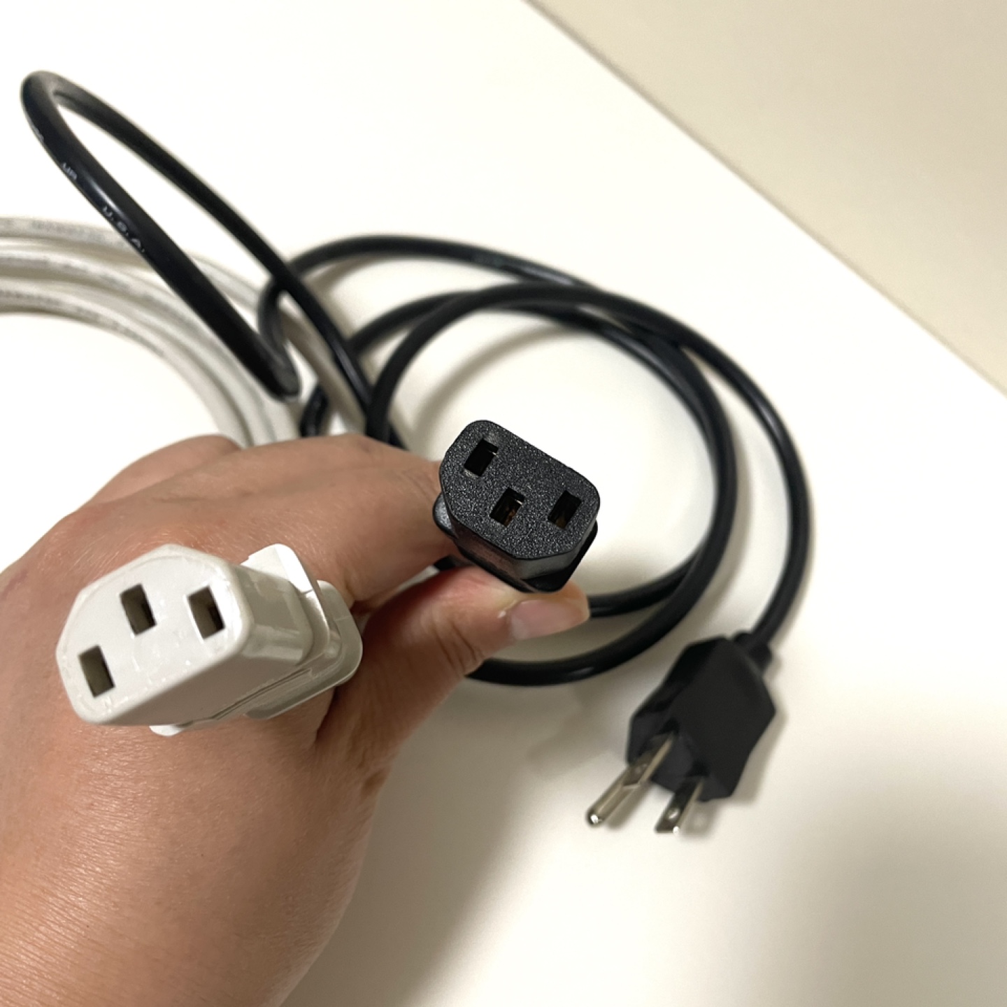 PC Power Cords (Black and Gray) - photo 2