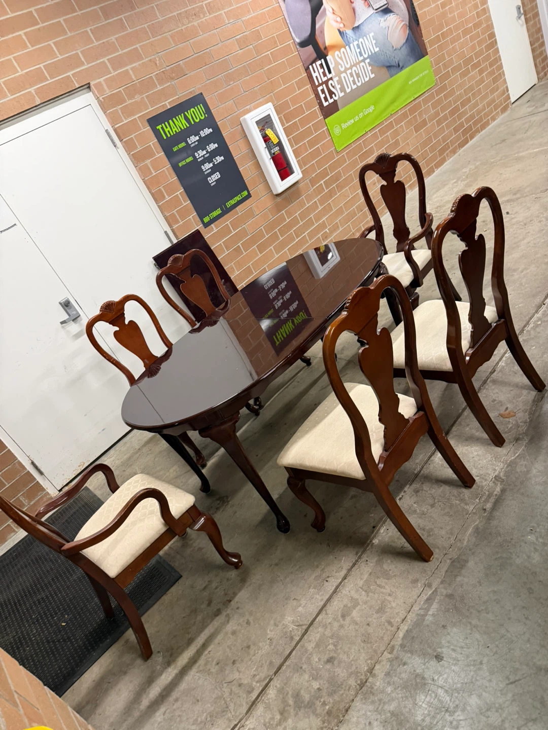 Dining Table Set with 6 Chairs - Elegant Design