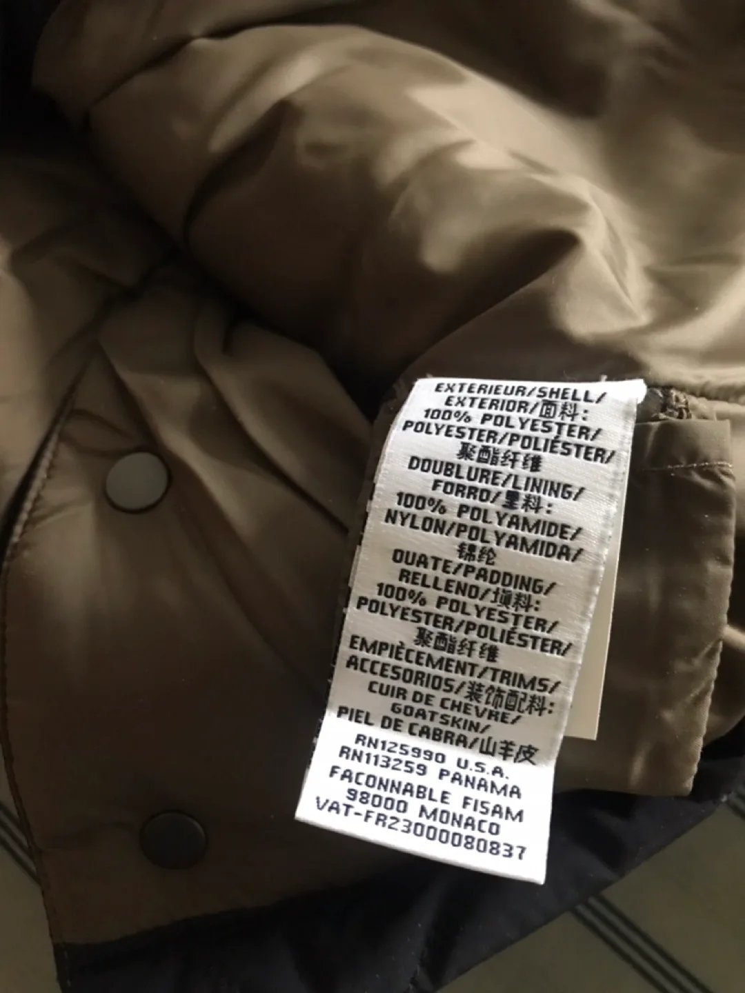 Mens Coat/Jacket - French brand Façonnable - Retail $780 image indicator(9)