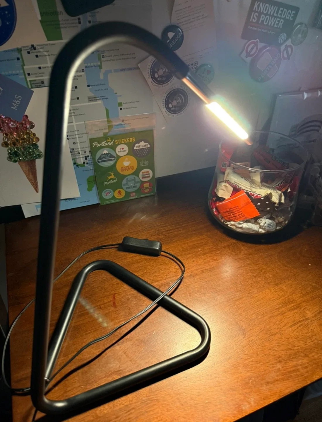 Black LED Desk Lamp