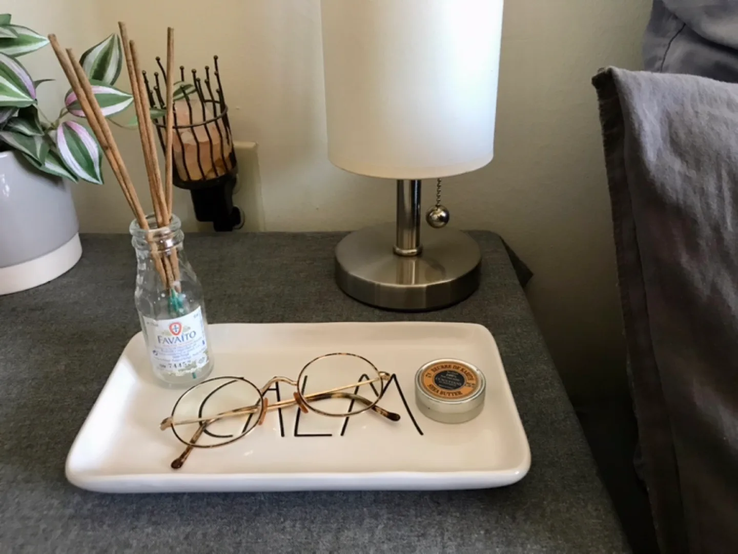 NEW Porcelain Tray/Dish, CALM etched. Jewelry, Dessert, Decor… image indicator(6)