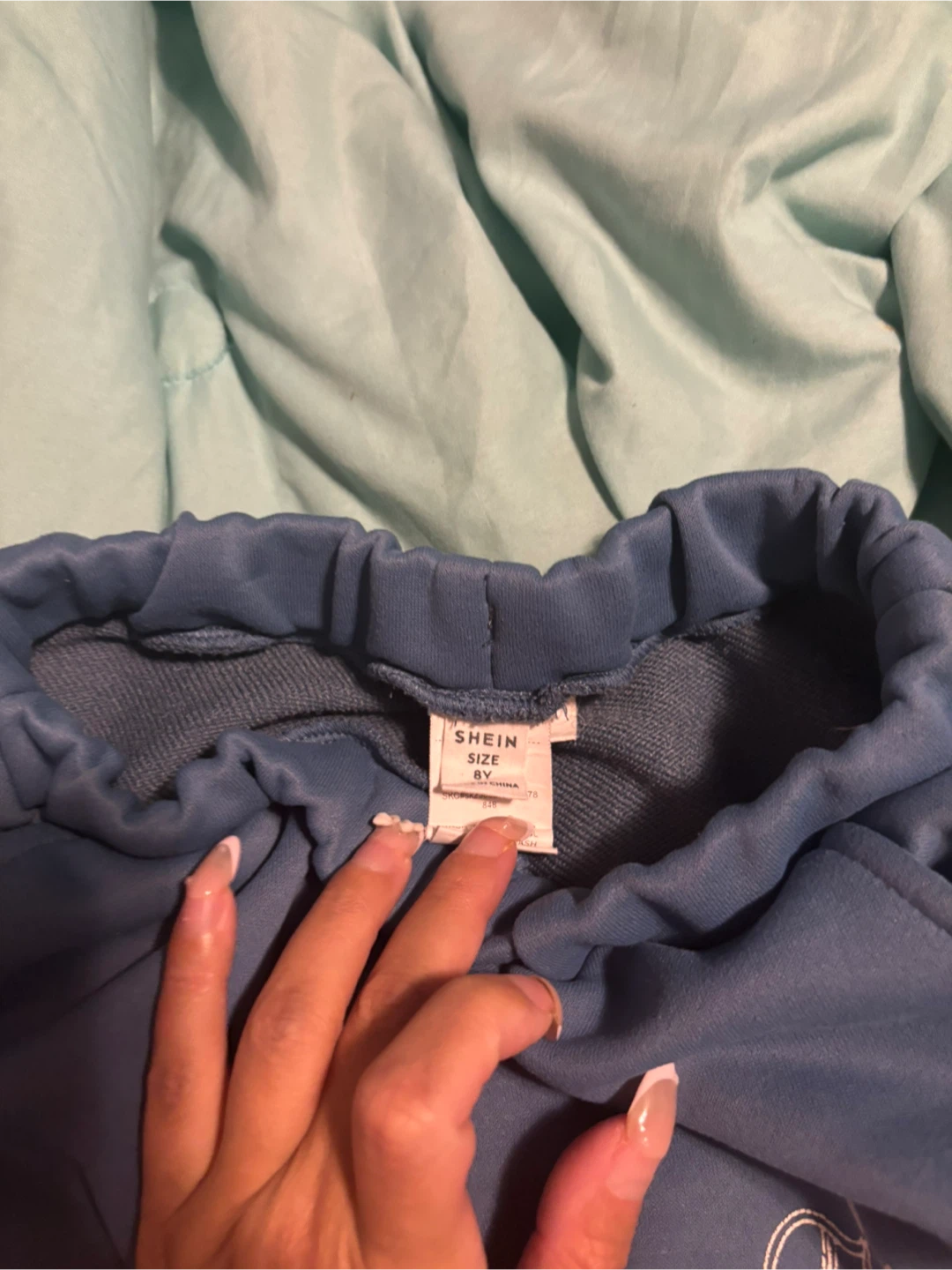 SHEIN Blue Dragon Sweatpants - Size 8Y - photo 2