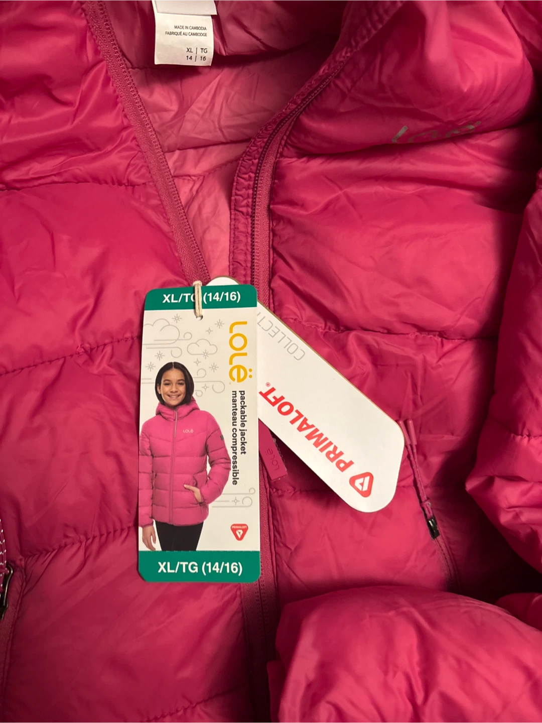 Lole Packable Jacket XL/TG (14/16) - Pink - photo 2