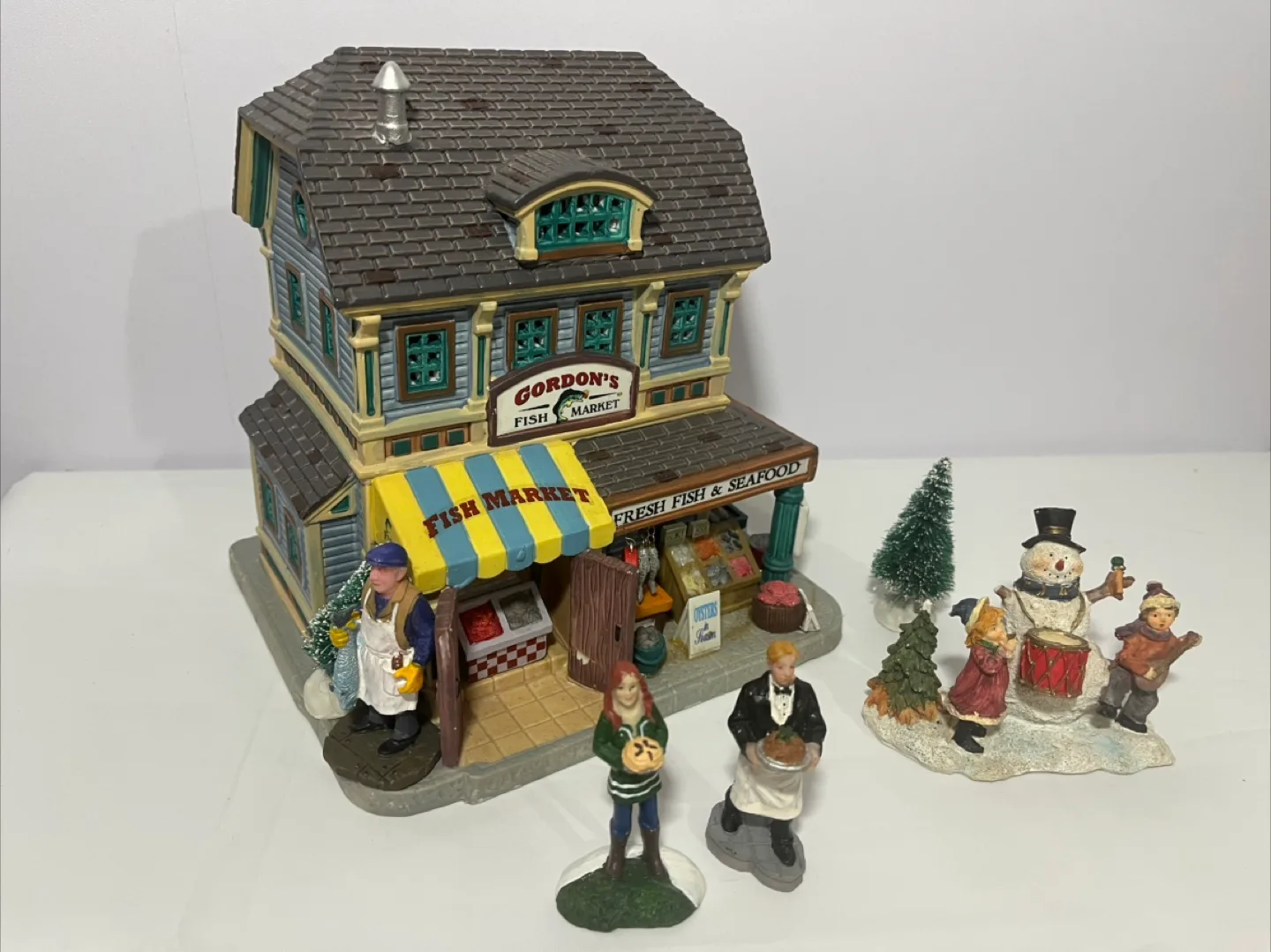 Gordon's Fish Market Christmas Village Figurine
