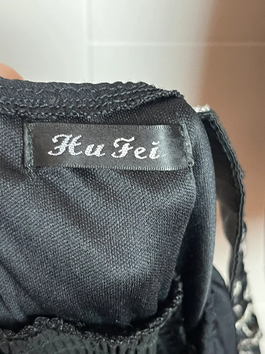 Hu Fei Black Dress Size S image indicator(4)