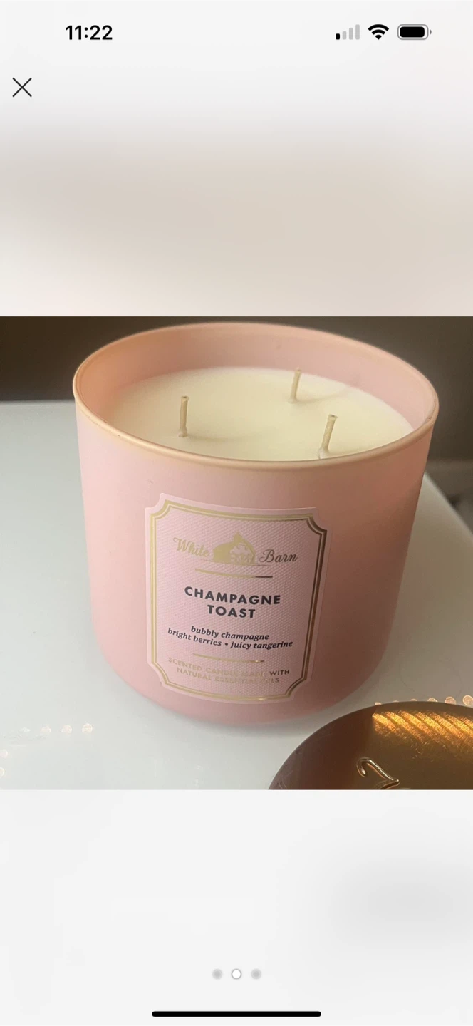 White Barn Champagne Toast Candle