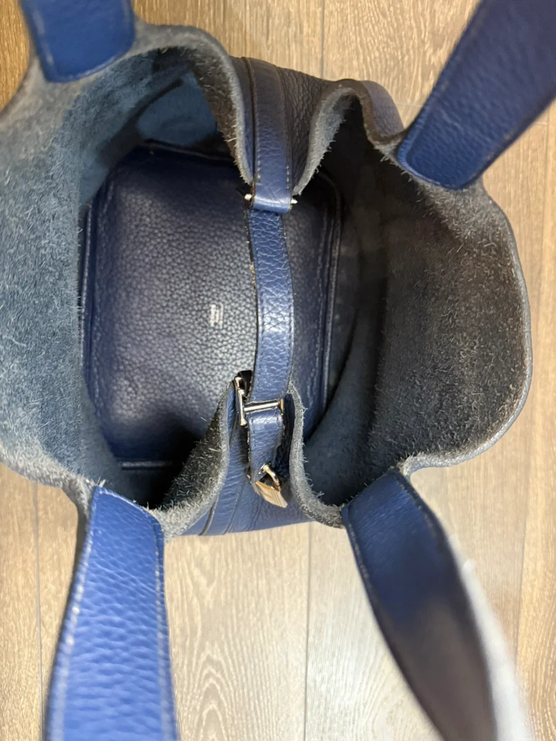 Hermès Picotin 22 Blue Leather Handbag image indicator(5)