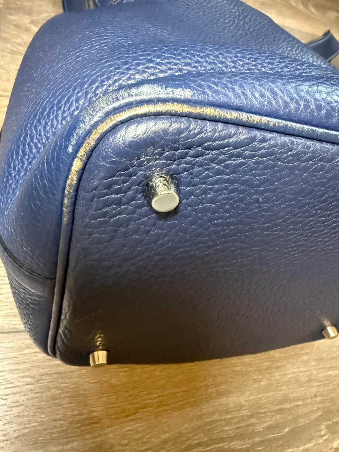 Hermès Picotin 22 Blue Leather Handbag image indicator(2)