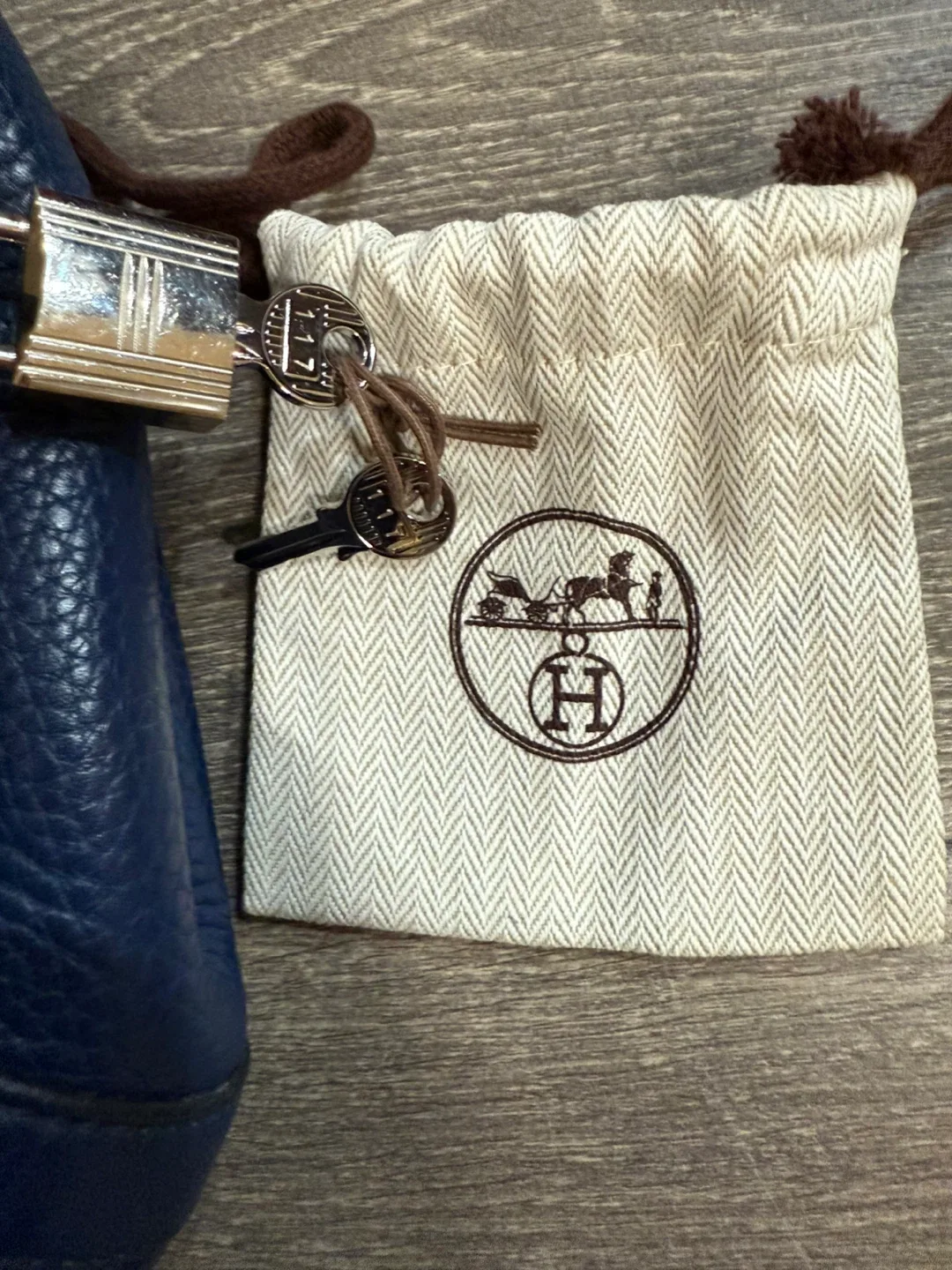 Hermès Picotin 22 Blue Leather Handbag image indicator(10)