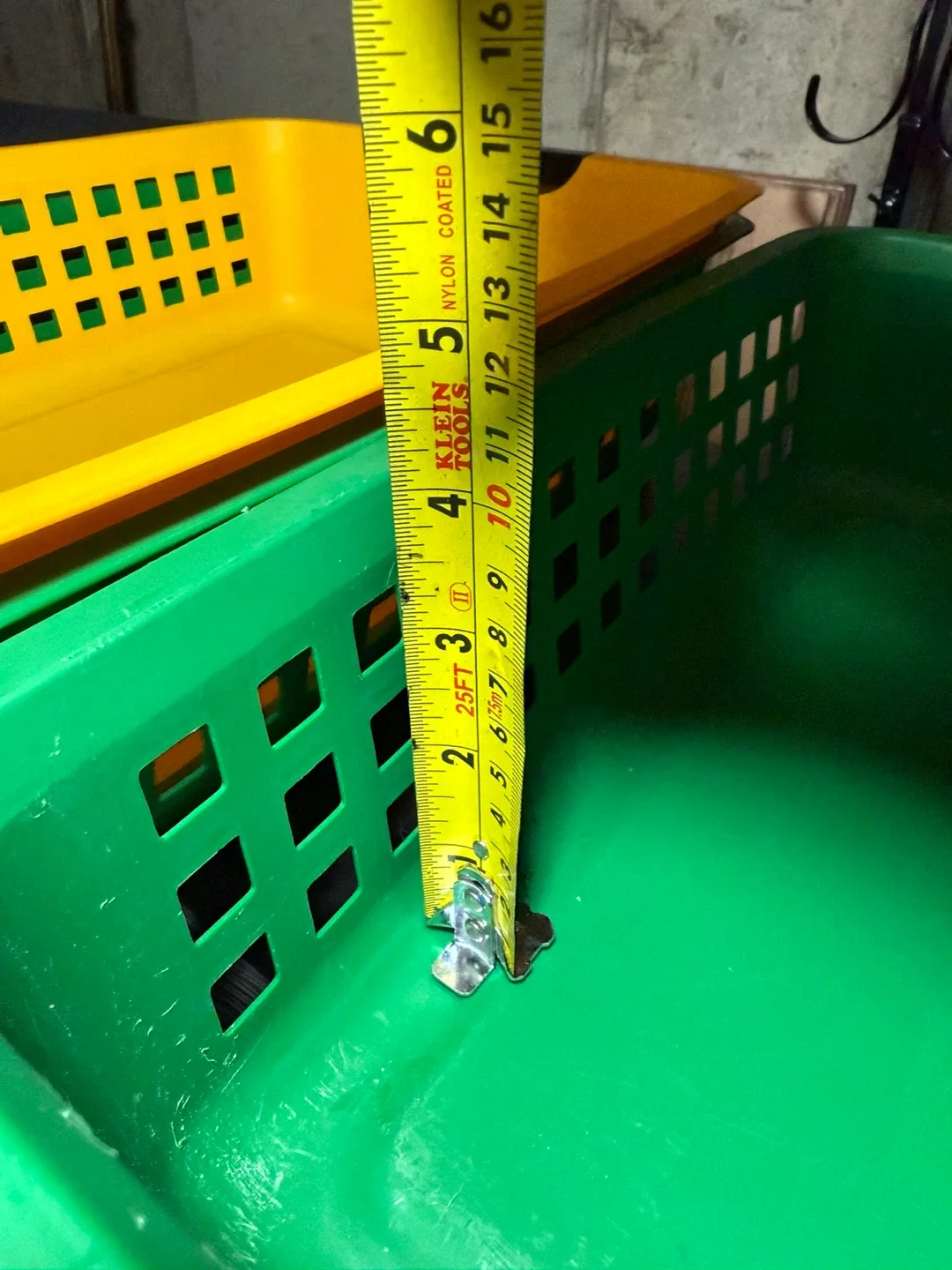 Green & Yellow Plastic Storage Bins image indicator(5)