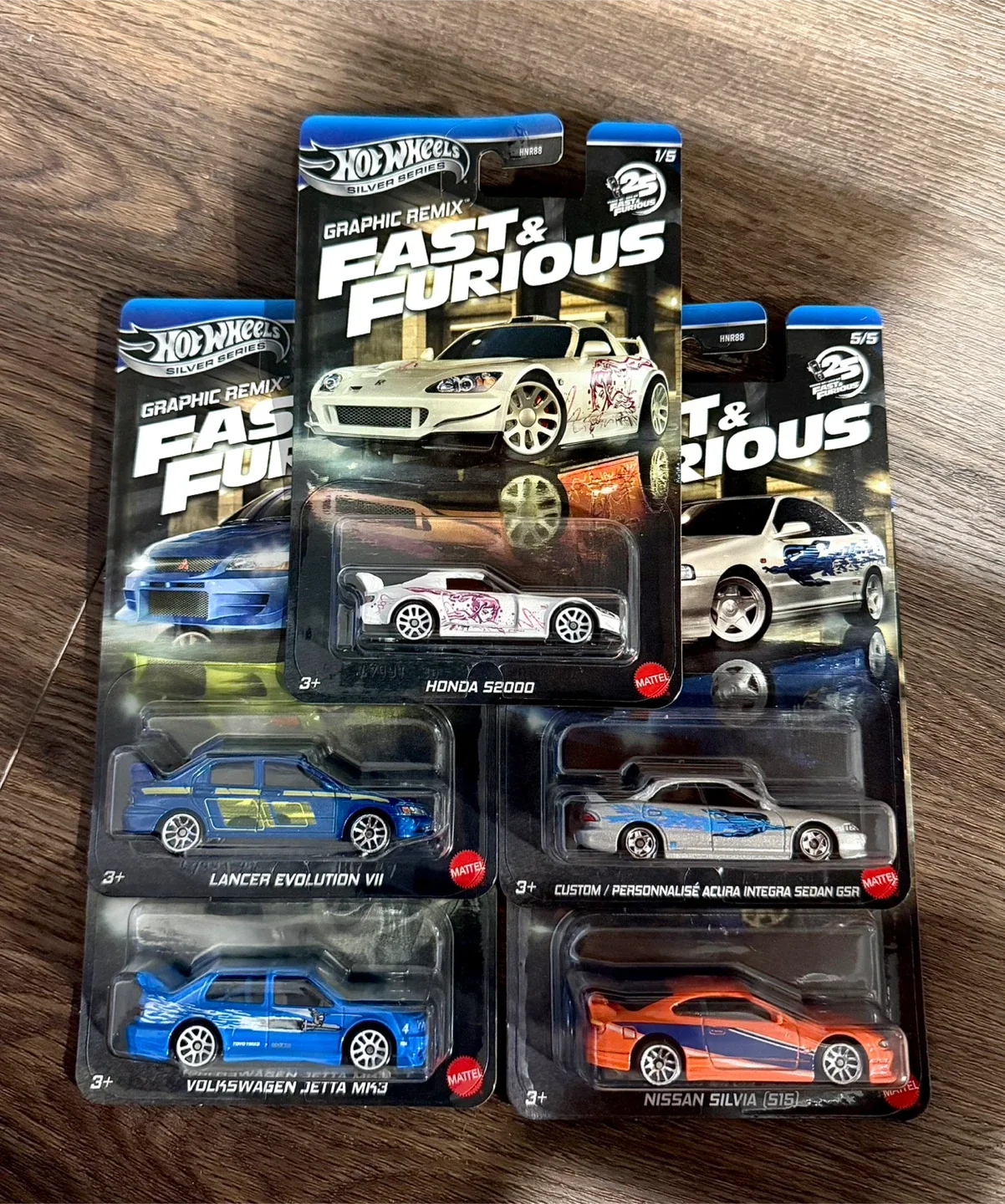 Hot Wheels Fast & Furious Graphic Remix Set