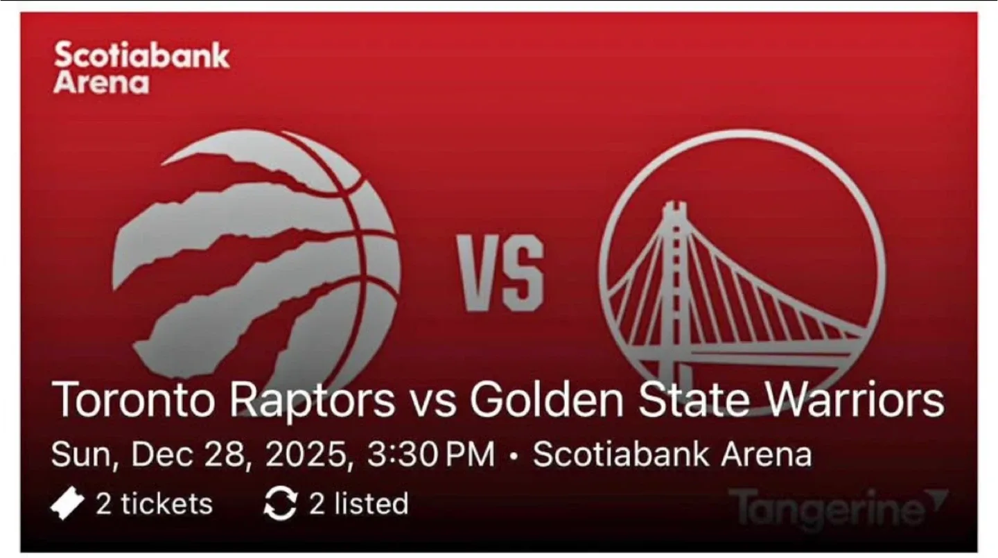 Toronto Raptors vs Golden State Warriors Tickets