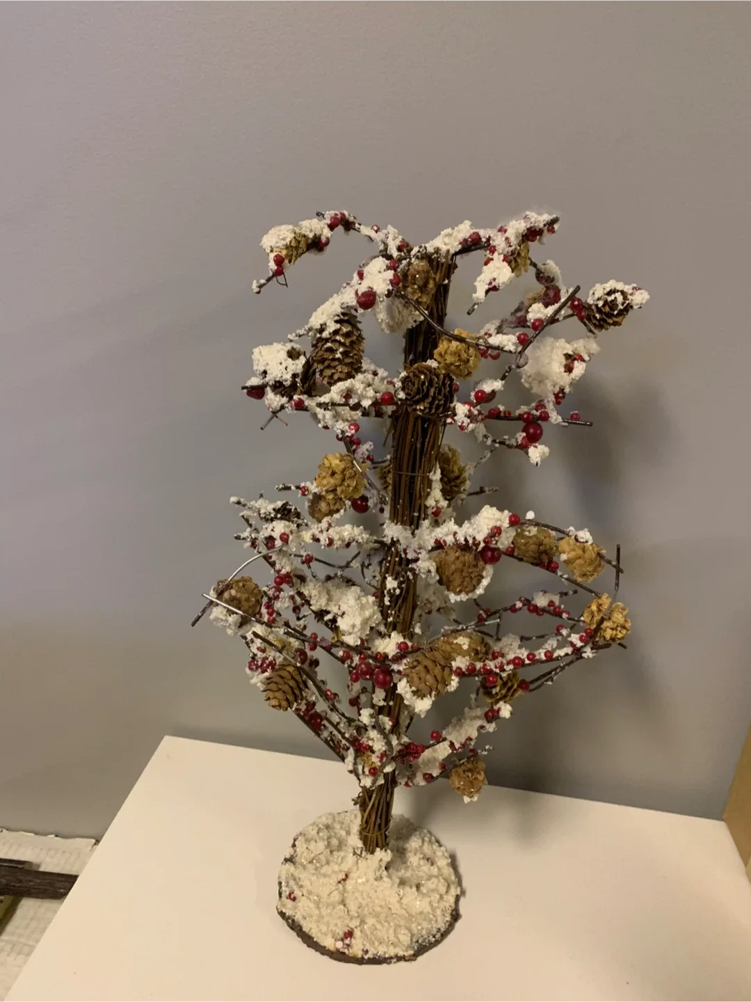 Christmas Decor - Wreath, Tree, Candle, Snowmen image indicator(5)