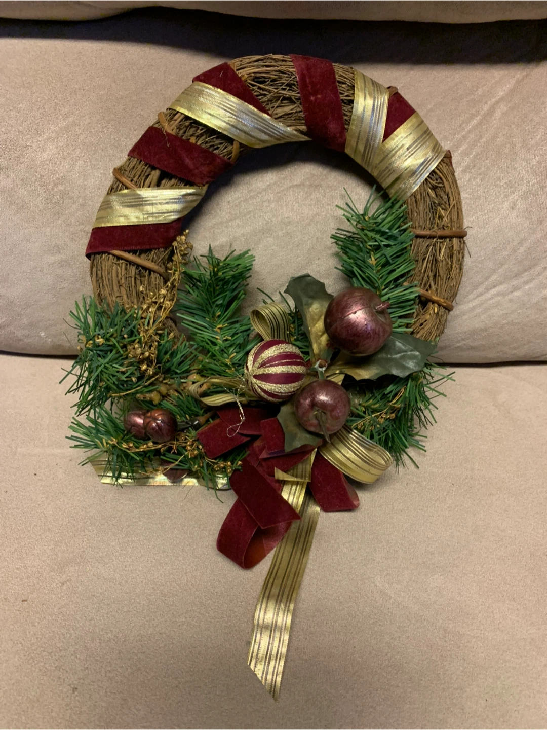 Christmas Decor - Wreath, Tree, Candle, Snowmen - photo 3