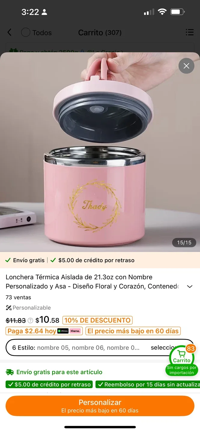 🌱 Eco- hero #Cleanout White Insulated Lunch Box 21.3oz