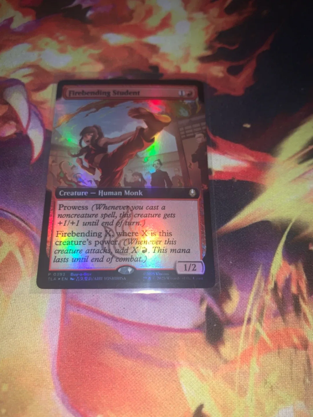 Firebending Student Magic: The Gathering Card